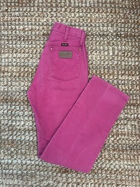 Vintage Wrangler Straight Leg Jeans in Pink